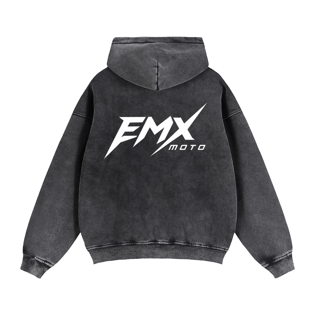 EMX moto Boxy Zip up Hoodie